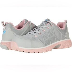 Nautilus Women's N1072 Spark EH Gray Pink Safety Work Shoes Size 10 NIB